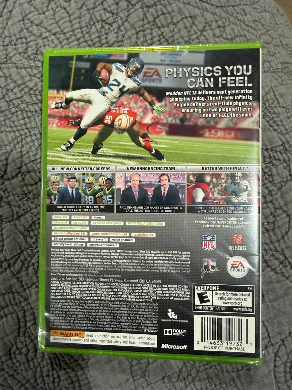NIB sealed Madden NFL 13 (Xbox 360) - -